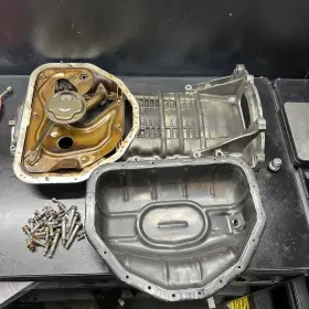 12111-46062 TOYOTA Front Sump Oil Pan Gte Aristo Swap 240SX