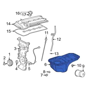 1210128050 TOYOTA OE Engine Oil Pan RAV4