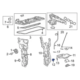 90341A0007 TOYOTA OE Engine Oil Drain Plug Tacoma