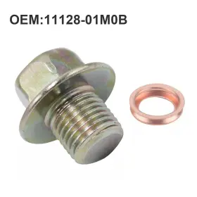 11128-01M0B TZUTOGETHER Engine Oil Pan Bump Steel Drain Plug #2 11128-01M0B TZUTOGETHER Engine Oil Pan Bump Steel Drain Plug #2