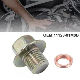 11128-01M0B TZUTOGETHER Engine Oil Pan Bump Steel Drain Plug #3 11128-01M0B TZUTOGETHER Engine Oil Pan Bump Steel Drain Plug #3