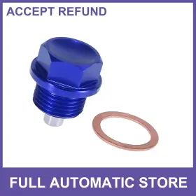 731618752554 UAUTO1 Magnetic Oil Drain Plug Sump Nut Bolt M18