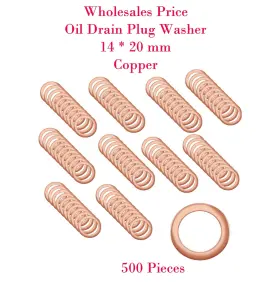 14-20 V-PRO Copper Oil Drain Plug Washer Gasket 1000