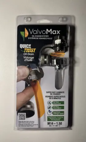 VM-QT-001 VALVOMAX Twist Oil Drain Valve #2