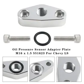 551623 VIPIH Oil Pressure Sensor Adapter Plate Ls M16 Chevy