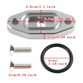 551608 VIPJQ Npt Oil Supply Gauge Port Adapter Ls Based LS1 #2