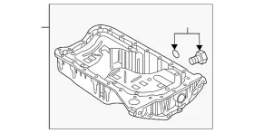 03H-103-601-AJ VOLKSWAGEN Oil Pan Touareg