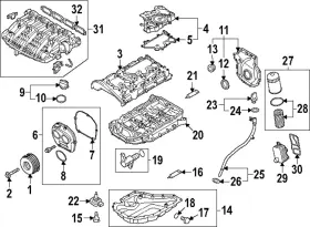 06K-103-600-AF VOLKSWAGEN Lower Oil Pan