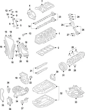 06K-103-600-AG VOLKSWAGEN Oil Pan