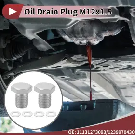 NO.11131273093 X-AUTOHAUX Benz Set Oil Drain Plug M12 Bmw