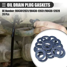 NO.90430-12028 X-AUTOHAUX Car Oil Drain Plug Gaskets Tc Scion