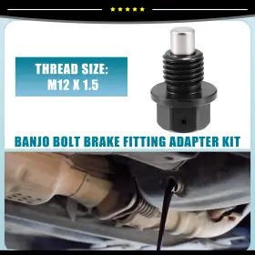 703820906650 X-AUTOHAUX Set Car Engine Oil Drain Plug M12 #2