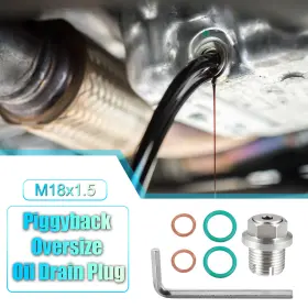718844583978 X-AUTOHAUX Set Piggyback Oil Drain Plug Car Kit