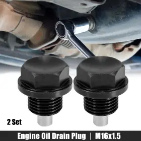 723115455052 X-AUTOHAUX Set Oil Drain Plug Alloy Washer Car