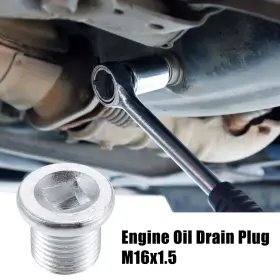 60-01-543-033 X-AUTOHAUX Steel Engine Oil Drain Plug Screw #3