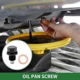 781954464215 X-AUTOHAUX Oil Pan Screw Alloy Drain Plug Sump