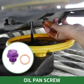 781954466042 X-AUTOHAUX Oil Pan Screw Alloy Drain Plug Sump