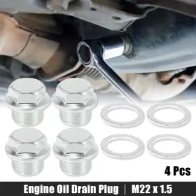 782685454827 X-AUTOHAUX Steel Car Auto Oil Drain Plug Screw