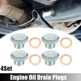 94027565 X-AUTOHAUX Set Car Oil Drain Plug Washer Tone Buick