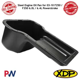 XD371 XDP Steel Engine Oil Pan Powerstroke F250 F350