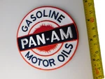 Pan-am Gasoline Motor Oils Patch Jacket Lrg Badge Classic Sign Logo Advertising. Fixed Price $10.90.