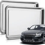 2 Pcs Stainless Steel Oil Drip Pan For Under Car 27.56 X 19.69 Inch. Fixed Price $63.93.