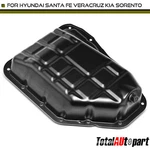 New Engine Oil Pan W/ Drain Plug For Hyundai Santa Fe Azera Xl Lower. Fixed Price $40.98.