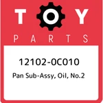 12102-0c010 Toyota Pan Sub-assy, Oil, No.2 121020c010, New Genuine Oem Part. Fixed Price $168.53.