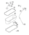 Genuine Mopar Engine Oil Level Indicator And Tube 68099640aa. Fixed Price $337.48.