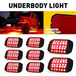 8 Pod Red Led Rock Lights Kit Offroad Truck Underbody Neon Lamp Underglow A. Fixed Price $31.34.