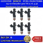 6x Genuine Bosch Fuel Injectors For 05-10 Chrysler 300 V6 2.7l 3.5l #0280158028. Fixed Price $95.00.