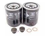 Set Of 2 Mahle Short Oil Filters With Plugs And Washers Oc 261 For Land Rover. Fixed Price $29.95.