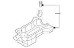 Genuine Nissan Oil Pan 11110-jp00b. Fixed Price $252.87.