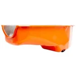 Rpc R9005p Orange Powdercoated Steel Stock Oil Pan. Fixed Price $104.99.