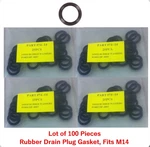 Lot 100 Dp7414 Rubber Oil Drain Plug Crush Washers Gaskets 14mm Fits: Ford &. Fixed Price $22.32.