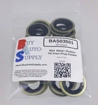 (25) M14 Metal Rubber Oil Drain Plug Gasket *fits* Ford Linclon Vehicles 097-025. Fixed Price $12.49.
