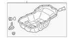 Genuine Oil Pan Pyfb-10-4axc. Fixed Price $167.06.