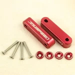 Red Jdmspeed For Cnc Billet 3/4" Hood Vent Spacer Riser Kit + Washers Bolts. Fixed Price $16.42.