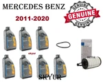 Mercedes Benz Engine Oil Filter With 7 Liters Motor Kit 5w-40 Genuine. Fixed Price $233.33.