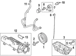 Genuine Ford Engine Oil Pan Pv4z-6675-d. Fixed Price $53.62.