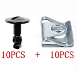 10 +10 Combo Set Dowel Pin + Metal U-clips Fit Audi Front Belly Pan 8d0-805-121b. Fixed Price $15.99.