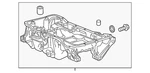 Genuine Honda Oil Pan 11200-5k8-010. Fixed Price $248.60.