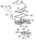 Genuine Mopar Engine Oil Pan Upper 68310659aa. Fixed Price $264.48.
