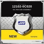 Genuine 2005-2015 Toyota Hilux Oil Pan Sub-assembly 12102-0c020. Fixed Price $165.00.