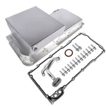 For Chevy Gm Ls1 Ls2 Ls3 Ls6 4.8 5.3 5.7 6.0 6.2 Front Sump Polished Oil Pan Kit. Fixed Price $197.90.
