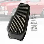 Fits Chevy 283 400 1980-1985 Black Alum Finned Oil Pan Passenger Side Dipstick. Fixed Price $87.88.