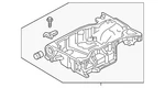 Genuine Nissan Oil Pan 11110-3ta3a. Fixed Price $245.81.
