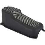 1986-up Small Block Fits Chevy Painted Black Aluminum Oil Pan. Fixed Price $113.99.
