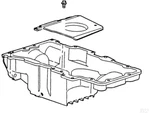 Genuine Ford Oil Pan Xf2z-6675-ea. Fixed Price $59.02.