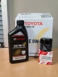 Genuine Toyota 0w16 Motor Oil 5 Quarts Filter Change Rav4 Camry. Fixed Price $46.99.